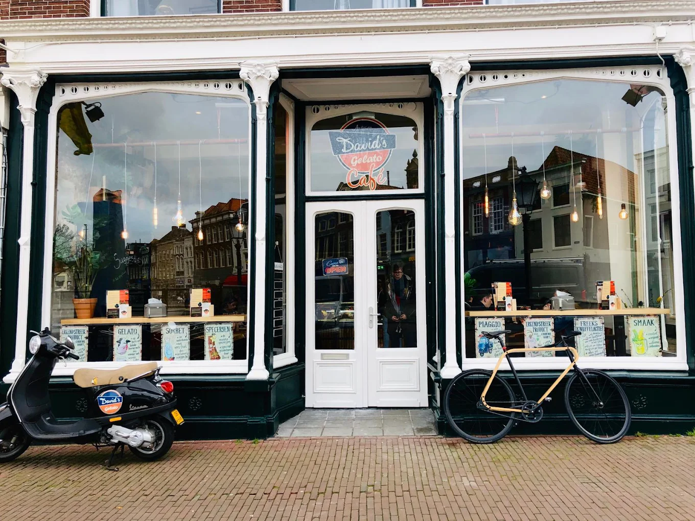 Davids Gelato aan de Markt in Gouda